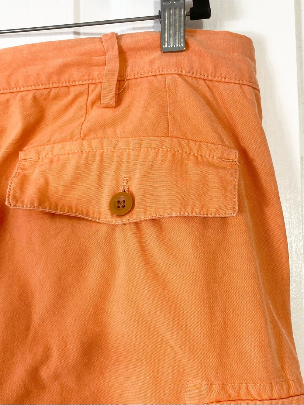 POLO RALPH LAUREN Cargo Pants 36x32 Orange VTG Y2K Pockets Adjust-Tie-Hem - Picture 9 of 16